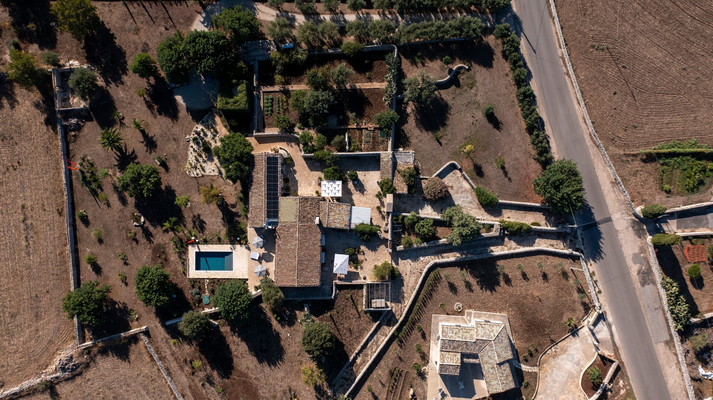 Breathtaking aerial view of Il Carato and the Sicilian landscape